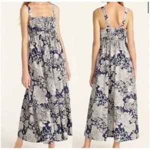 J. Crew Collection gathered shells dress in Rati print size 4